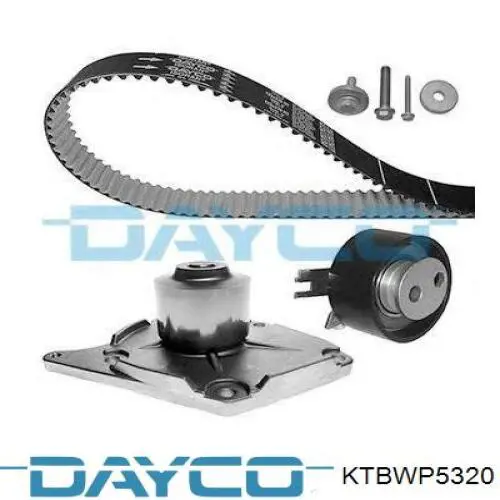 Pasek rozrządu, zestaw Dayco KTBWP5320 cena, od 122,68 USD