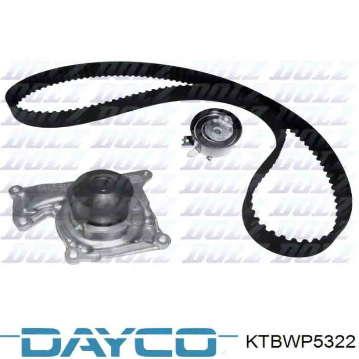 Do koszyka KTBWP5322 Dayco Pasek rozrządu, zestaw