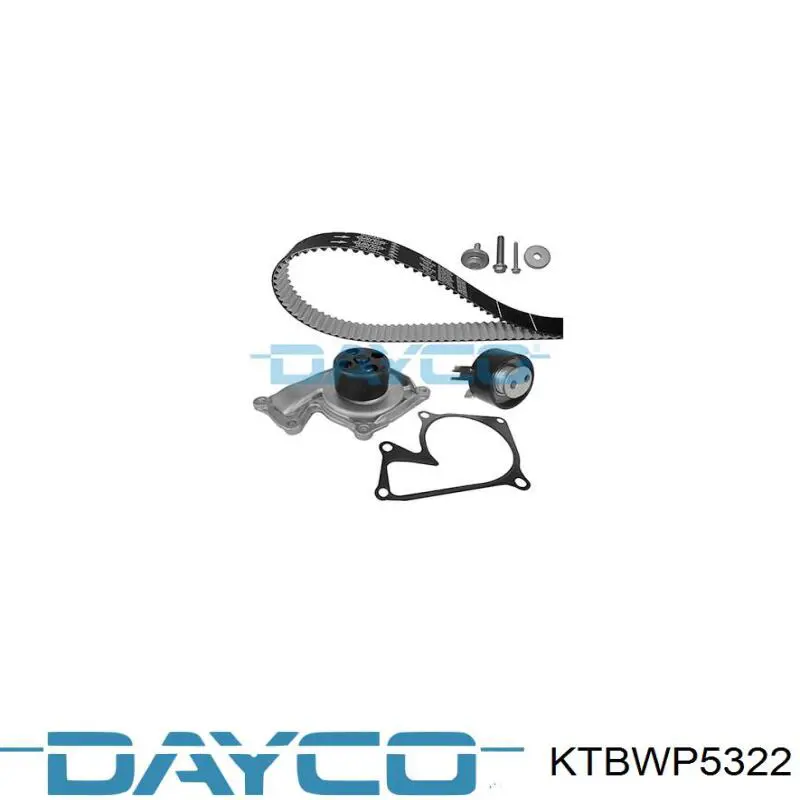 KTBWP5322 Dayco Pasek rozrządu, zestaw