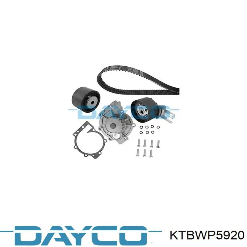 Pasek rozrządu, zestaw Dayco KTBWP5920 cena, od 169,88 USD
