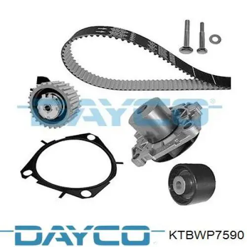 Pasek rozrządu, zestaw Dayco KTBWP7590 cena, od 144,25 USD