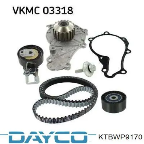 Pasek rozrządu, zestaw Dayco KTBWP9170 cena, od 159,15 USD