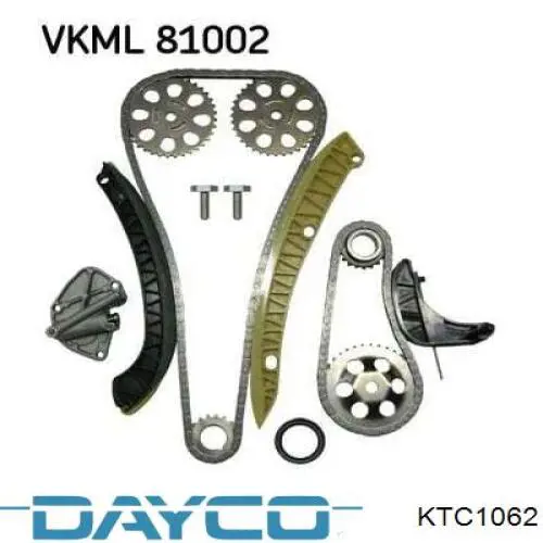 Łańcuch rozrządu, zestaw Dayco KTC1062 cena, od 142,81 USD