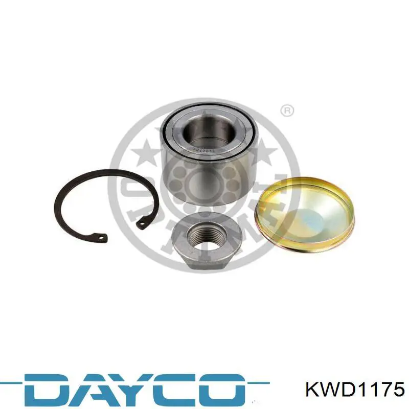 KWD1175 Dayco Tarcza hamulcowa tylna