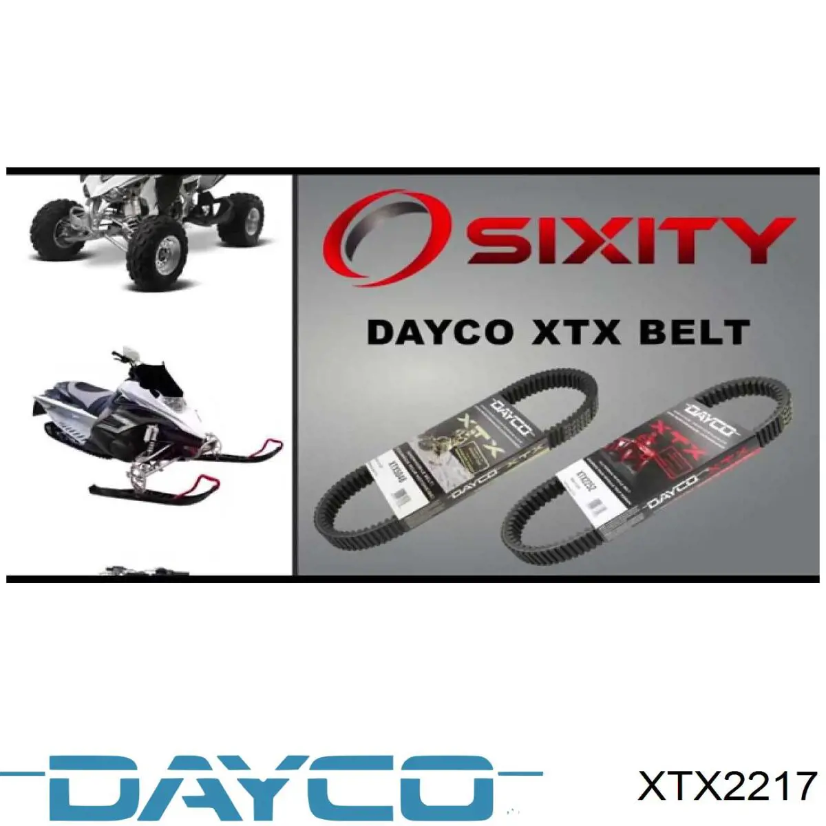 Pas wariatorowy Dayco XTX2217 cena, od 40,97 USD