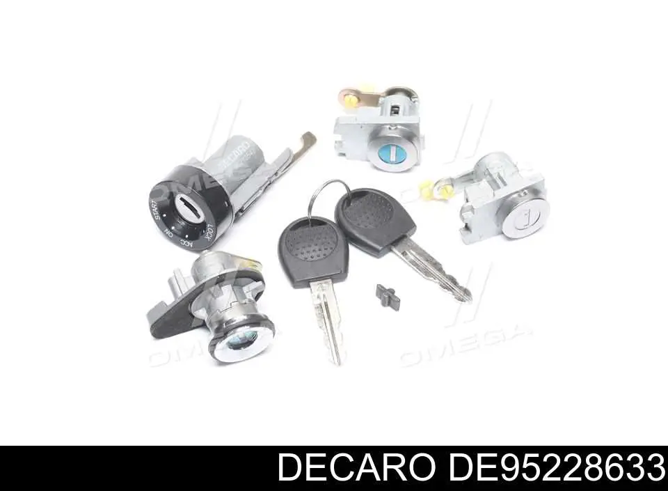 Zestaw wkładek zamków Chevrolet Aveo II sedana (T250, T255) (2005 - 2011) cena, od 43,83 USD