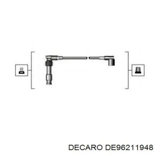 Zestaw przewodów wysokiego napięcia DECARO DE96211948 cena, od 17,82 USD