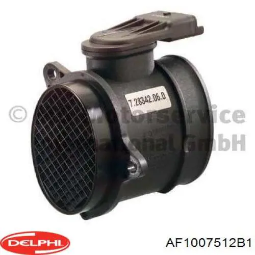 Czujnik przepływu powietrza, przepływomierz powietrza M.A.F. Delphi AF1007512B1 cena, od 77,53 USD
