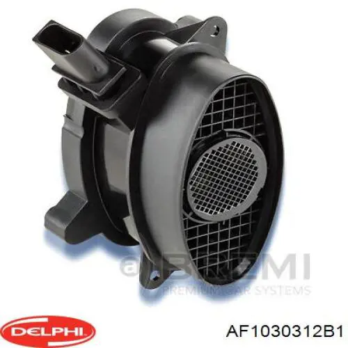 Czujnik przepływu powietrza, przepływomierz powietrza M.A.F. Delphi AF1030312B1 cena, od 76,22 USD