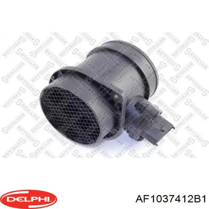 Do koszyka AF1037412B1 Delphi Czujnik przepływu powietrza, przepływomierz powietrza M.A.F.