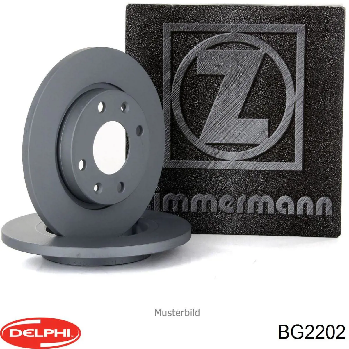 Do koszyka BG2202 Delphi Tarcza hamulcowa tylna