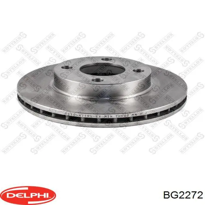 Do koszyka BG2272 Delphi Tarcza hamulcowa przednia