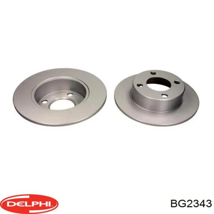 Tarcza hamulcowa tylna Delphi BG2343 cena, od 31,66 USD