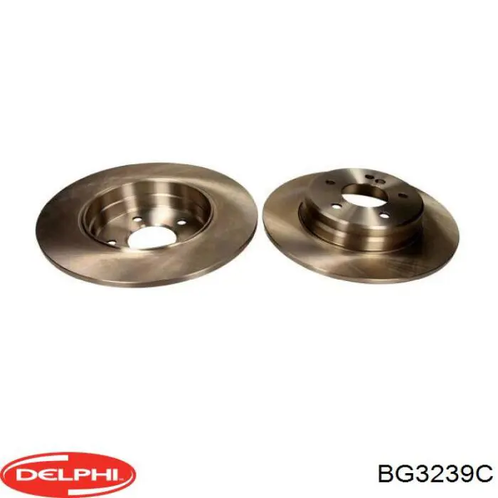 Tarcza hamulcowa tylna Delphi BG3239C cena, od 42,69 USD