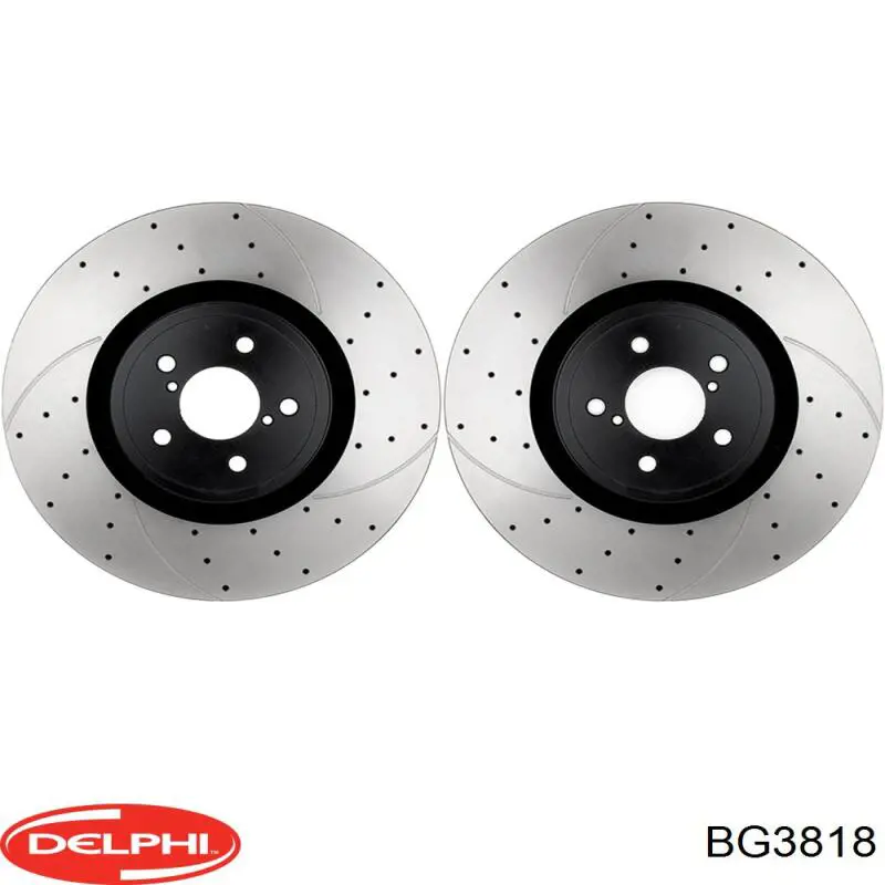 Tarcza hamulcowa przednia Delphi BG3818 cena, od 61,95 USD