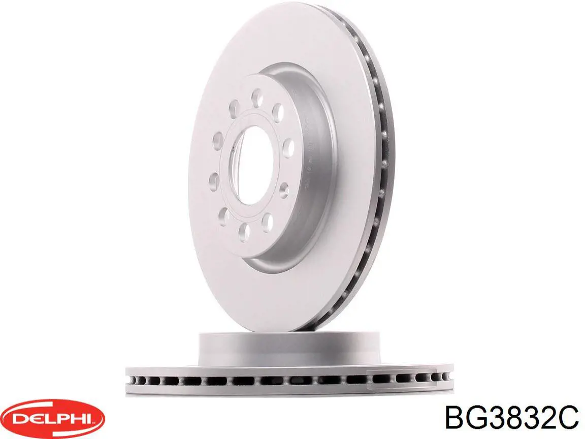 Tarcza hamulcowa przednia Delphi BG3832C cena, od 41,85 USD