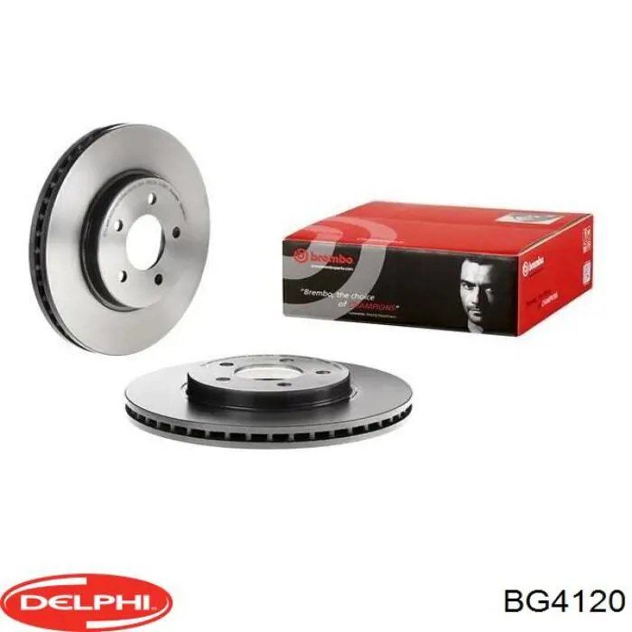 BG4120 Delphi tarcza hamulcowa przednia