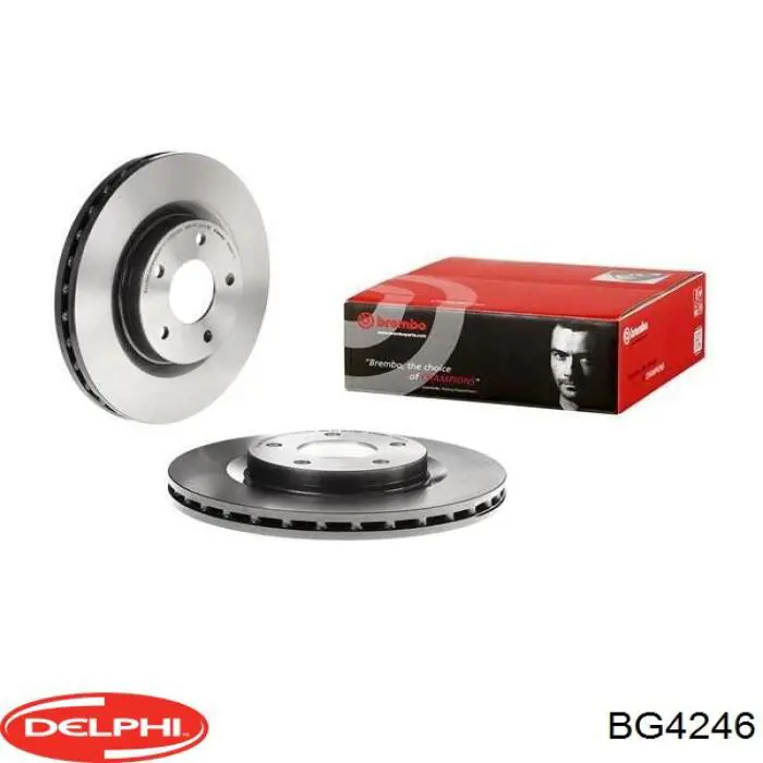 BG4246 Delphi Tarcza hamulcowa przednia