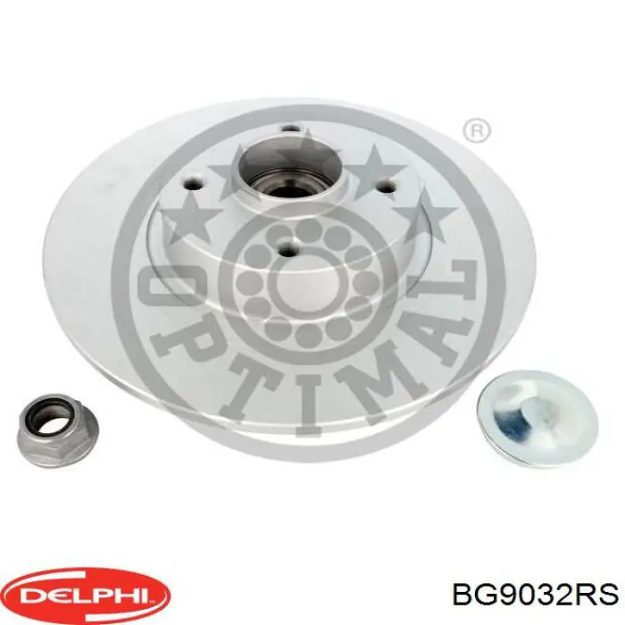 Do koszyka BG9032RS Delphi Tarcza hamulcowa tylna
