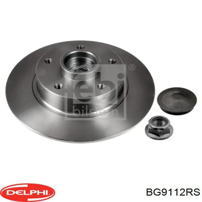 Tarcza hamulcowa tylna Delphi BG9112RS cena, od 59,46 USD