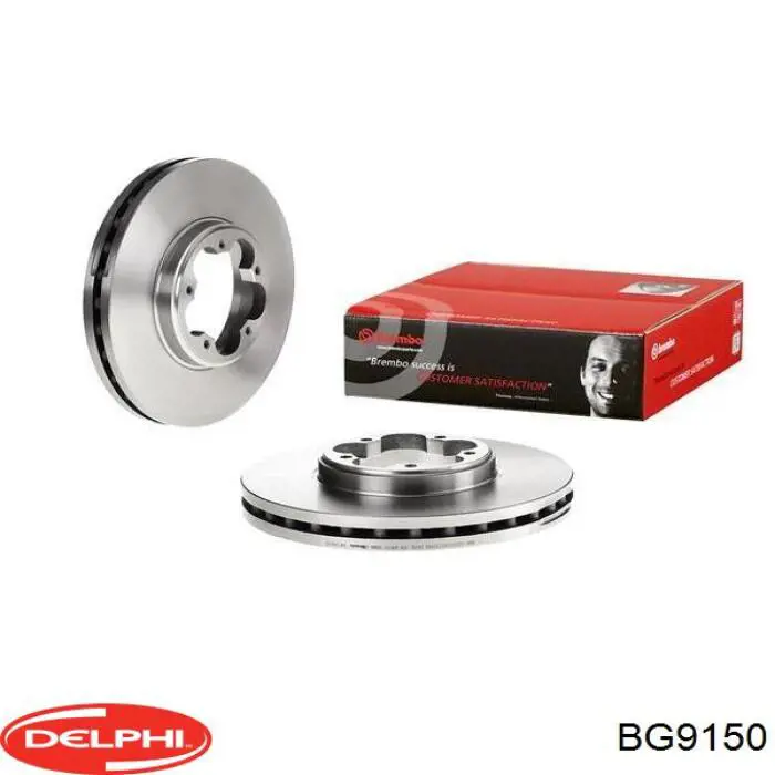 BG9150 Delphi Tarcza hamulcowa przednia