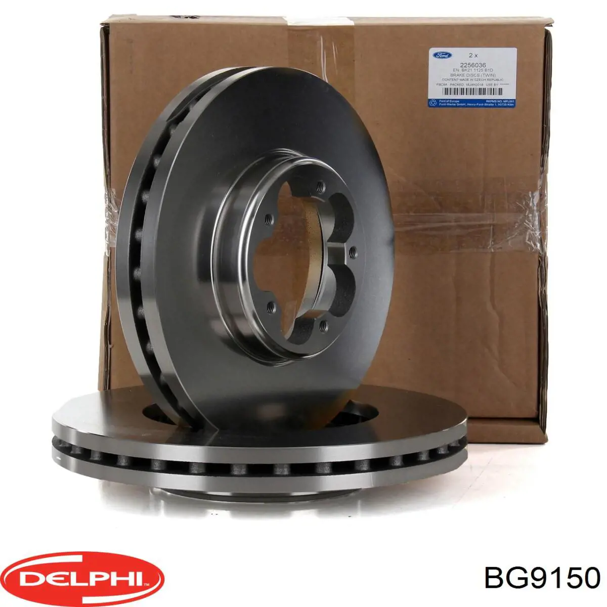 Tarcza hamulcowa przednia Delphi BG9150 cena, od 72,92 USD