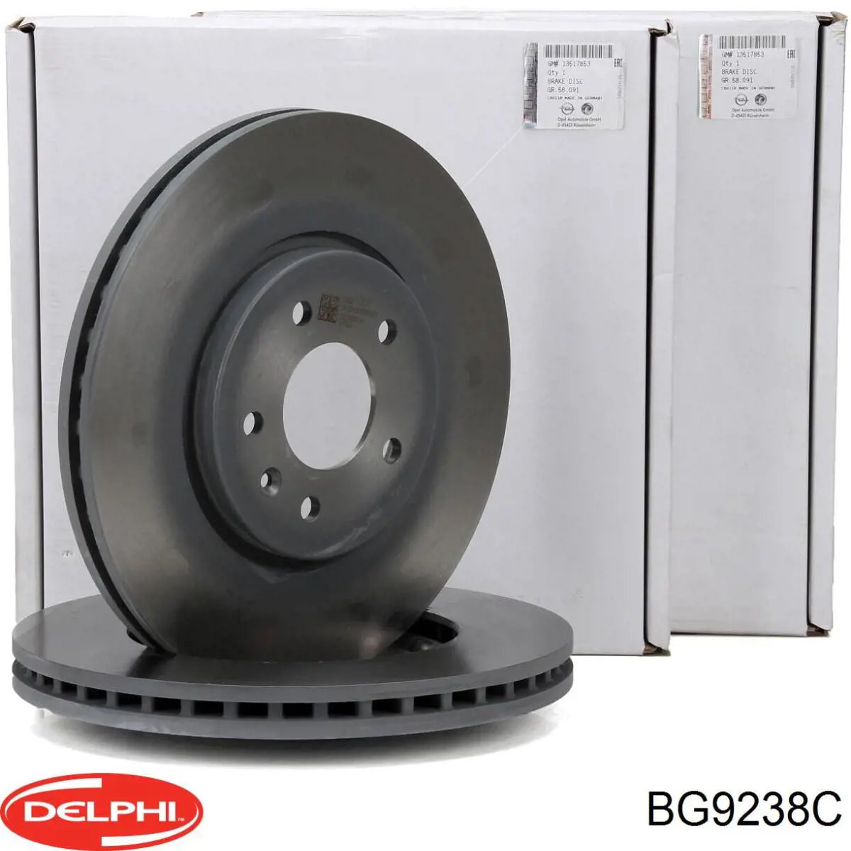 Do koszyka BG9238C Delphi Tarcza hamulcowa przednia