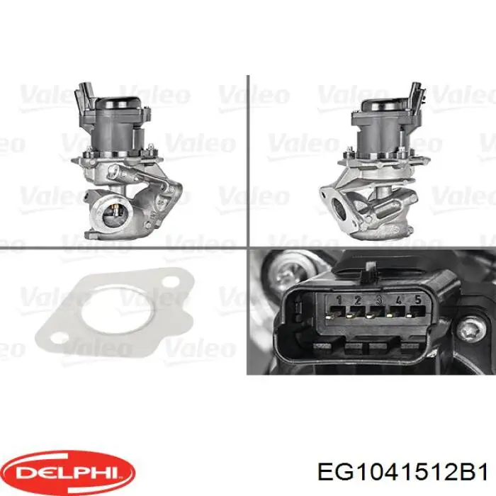 Zawór recyrkulacji spalin EGR Delphi EG1041512B1 cena, od 91,77 USD