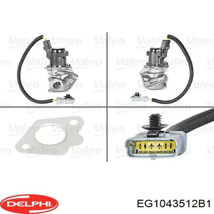 EG10435-12B1 Delphi zawór recyrkulacji spalin egr