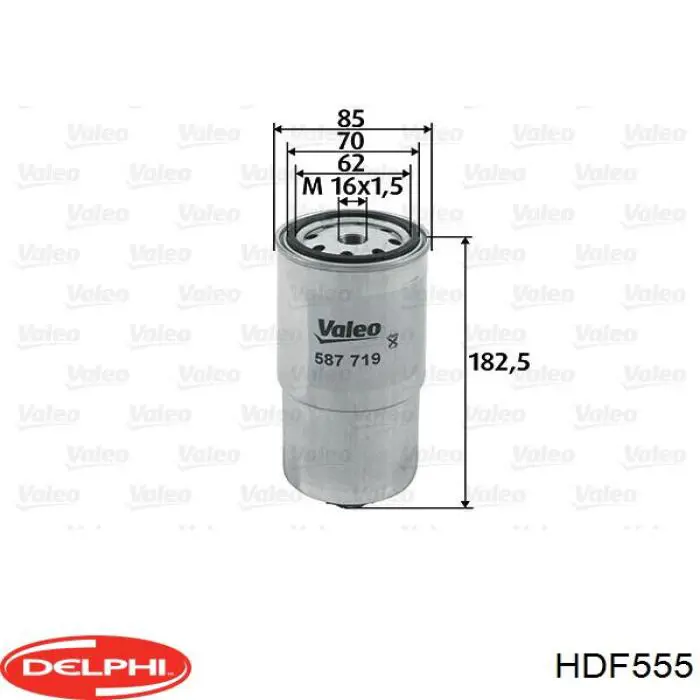 HDF555 Delphi Filtr paliwa