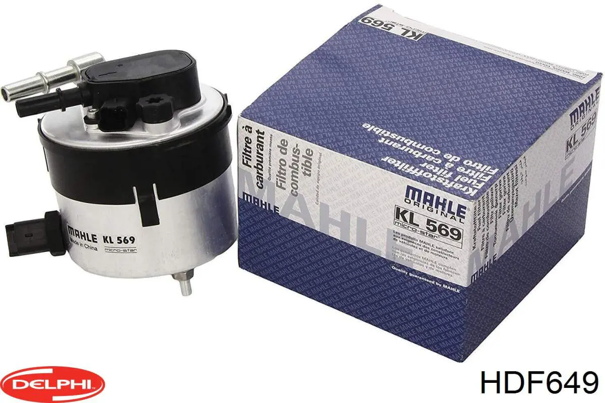 Filtr paliwa Delphi HDF649 cena, od 55,29 USD