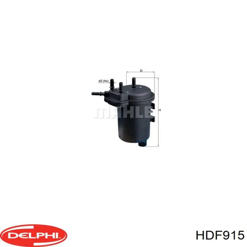 Filtr paliwa HDF915 Delphi