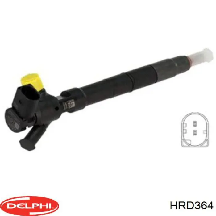 HRD364 Delphi Wtryskiwacz paliwa