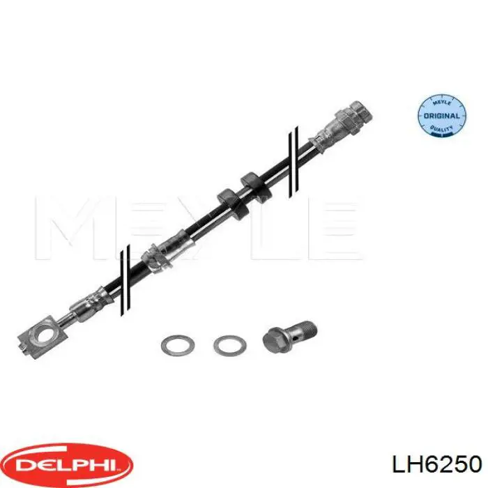 Przewód hamulcowy przedni Delphi LH6250 cena, od 15,38 USD