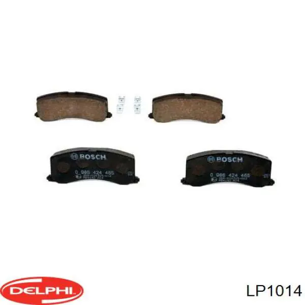 Klocki hamulcowe przednie tarczowe Delphi LP1014 cena, od 21,83 USD