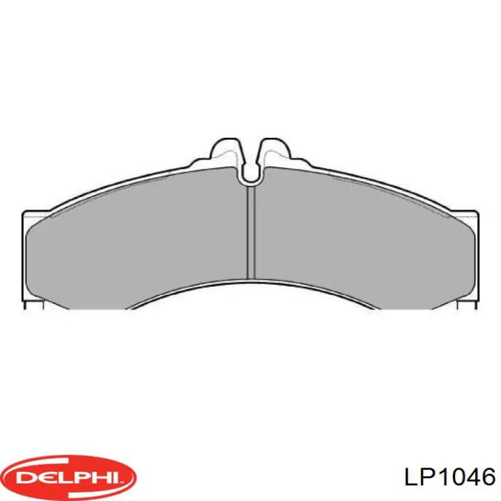 Klocki hamulcowe przednie tarczowe Delphi LP1046 cena, od 24,51 USD