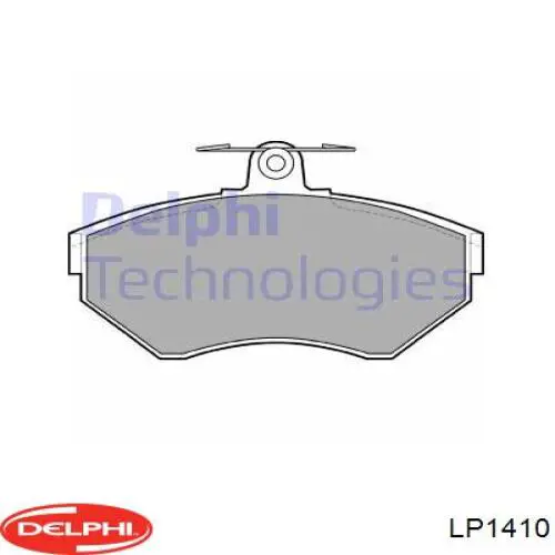 Klocki hamulcowe przednie tarczowe Delphi LP1410 cena, od 24,79 USD