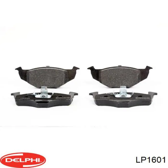 Klocki hamulcowe przednie tarczowe Delphi LP1601 cena, od 23,18 USD