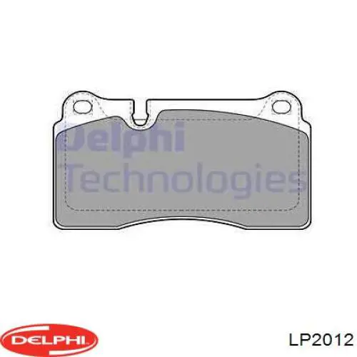 Klocki hamulcowe przednie tarczowe Delphi LP2012 cena, od 44,56 USD