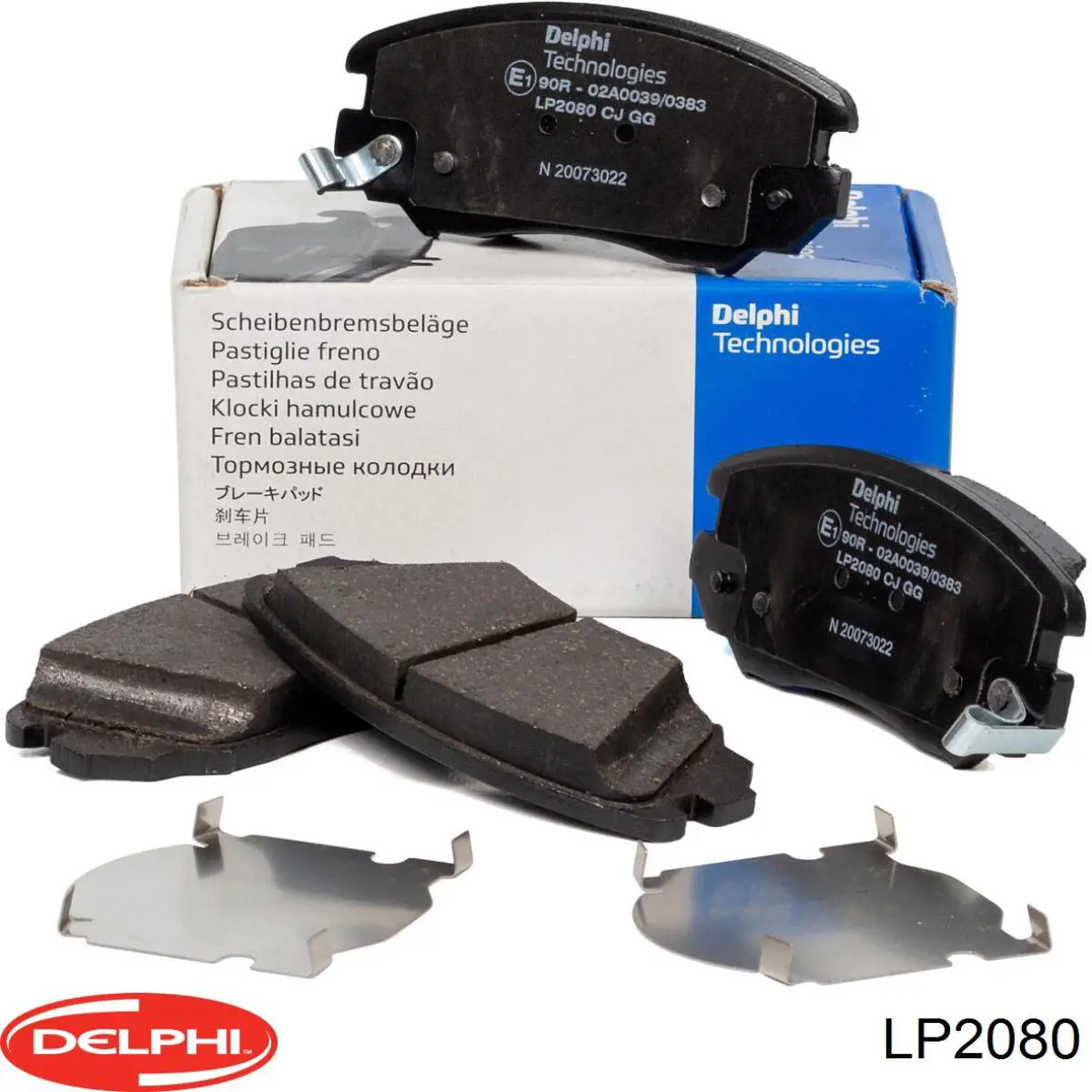 Klocki hamulcowe przednie tarczowe Delphi LP2080 cena, od 29,83 USD