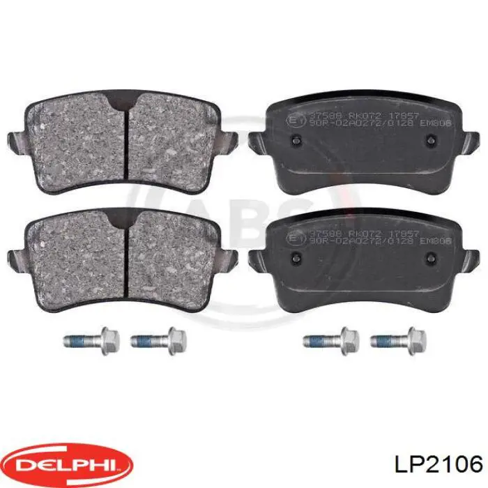 Okładziny (klocki) do hamulców tarczowych tylne Delphi LP2106 cena, od 29,81 USD