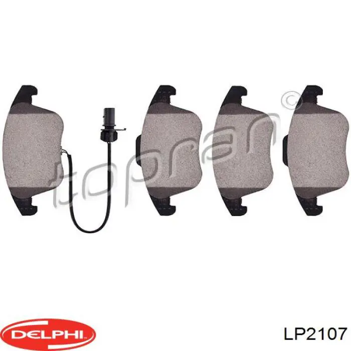 Klocki hamulcowe przednie tarczowe Delphi LP2107 cena, od 34,80 USD