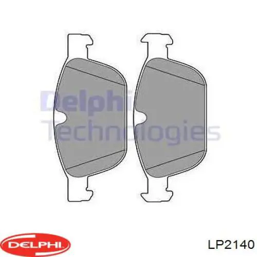 Klocki hamulcowe przednie tarczowe Delphi LP2140 cena, od 42,56 USD