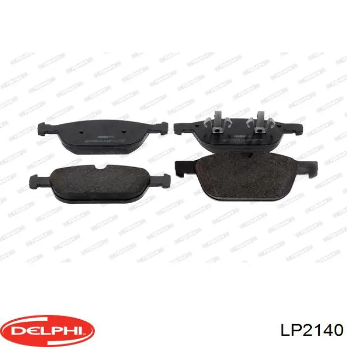 Do koszyka LP2140 Delphi Klocki hamulcowe przednie tarczowe