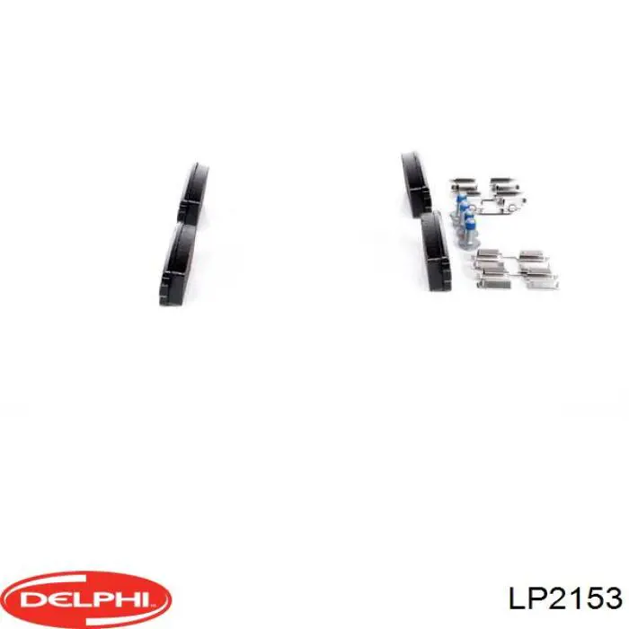 Okładziny (klocki) do hamulców tarczowych tylne Delphi LP2153 cena, od 20,25 USD