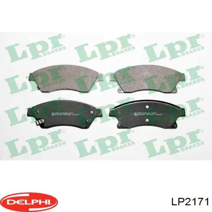 Do koszyka LP2171 Delphi Klocki hamulcowe przednie tarczowe