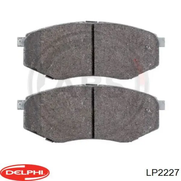 Do koszyka LP2227 Delphi Klocki hamulcowe przednie tarczowe
