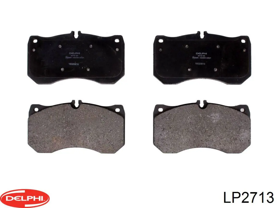 Klocki hamulcowe przednie tarczowe Delphi LP2713 cena, od 65,08 USD