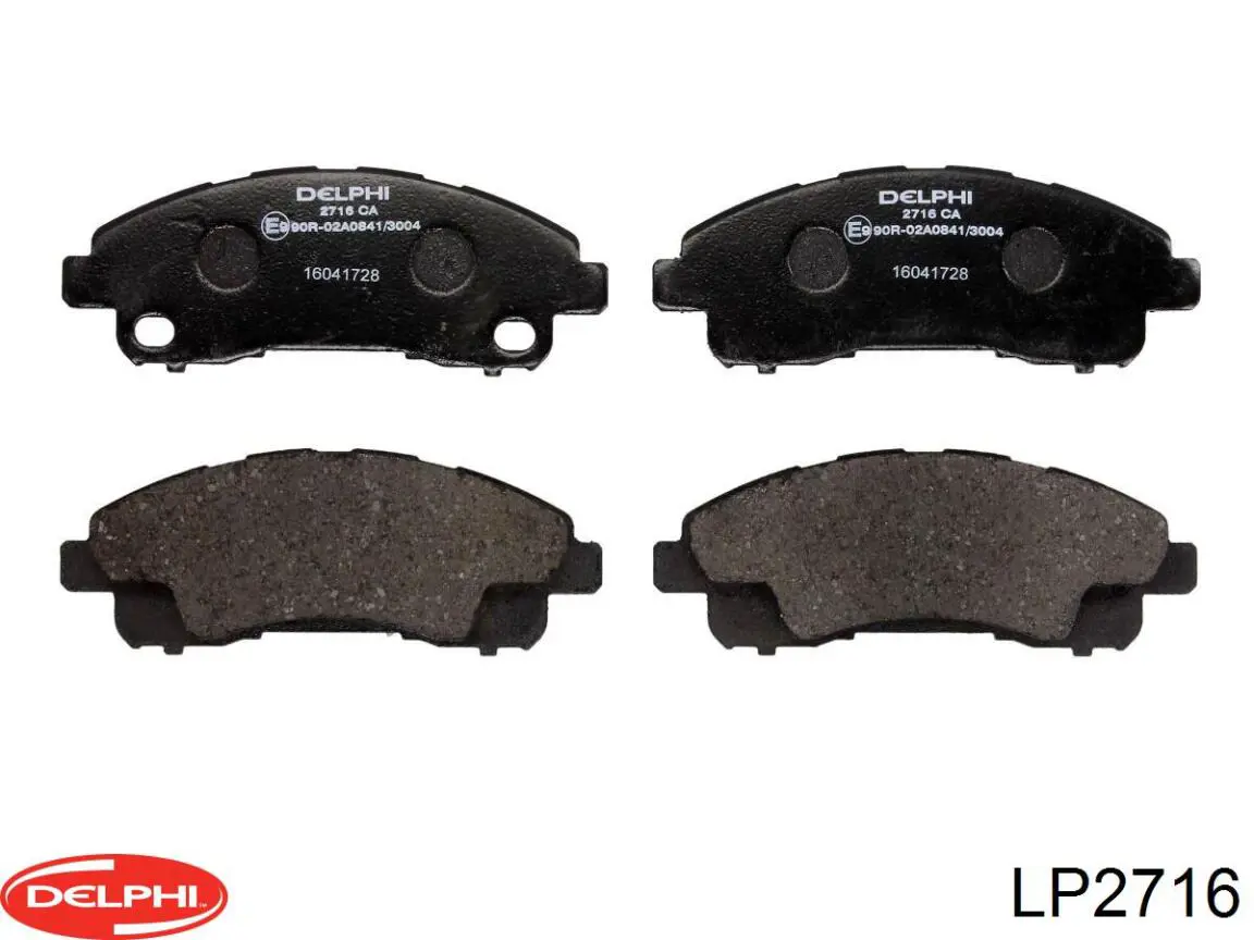 Klocki hamulcowe przednie tarczowe MK530582 Mitsubishi