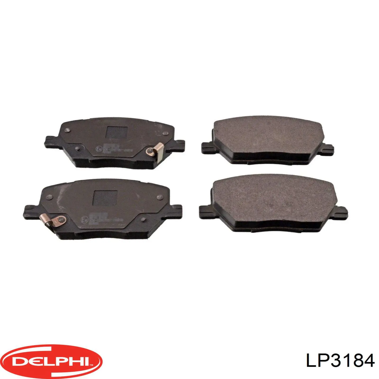 Klocki hamulcowe przednie tarczowe Delphi LP3184 cena, od 36,98 USD